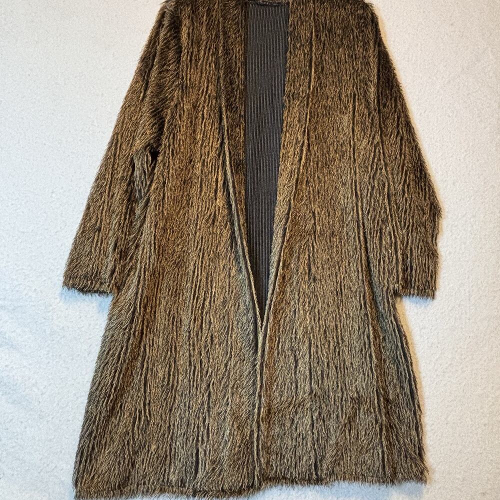 Jackets By John‎ Farah Vintage Golden Brown Fringe Cardigan Women’s L/XL